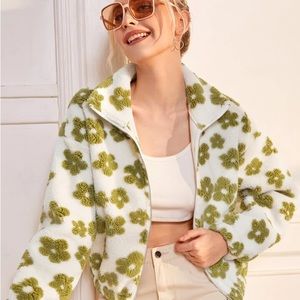 TYLER fleece floral jacket